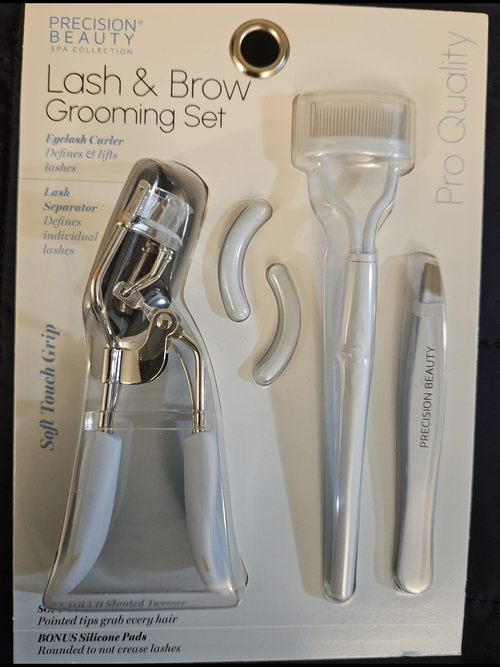 Precision Beauty Lash & Brow Grooming Set - White